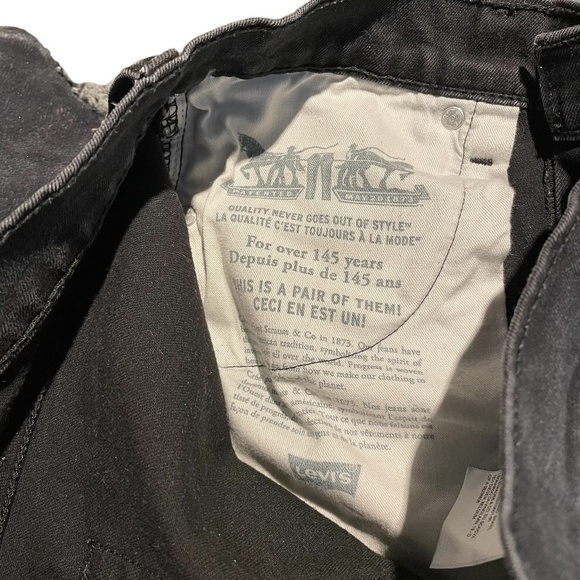 Levi's 512 Black Skinny Jean 🖤 - Picture 8 of 11